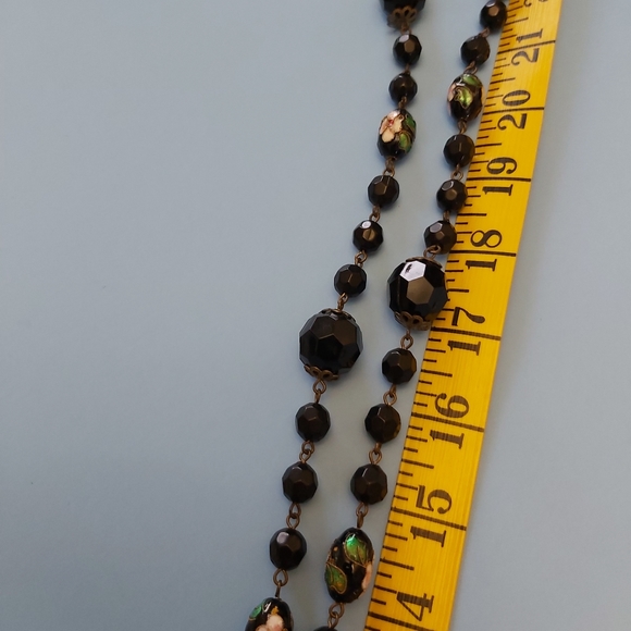 Vintage necklace cloisonne - Picture 4 of 10